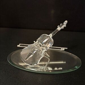 Swarovski Crystal Violin Figurine